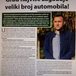 Intervju predsednika UG Zeleni Subotice za nedeljnik Hrvatska Riječ.